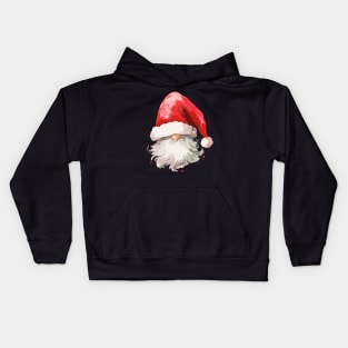 Classic Santa faces - Funny Christmas Holiday Kids Hoodie